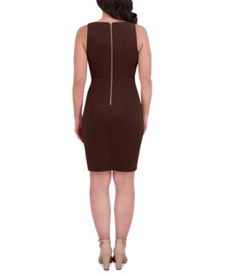 Women's Origami-Pleat Sleeveless Dress