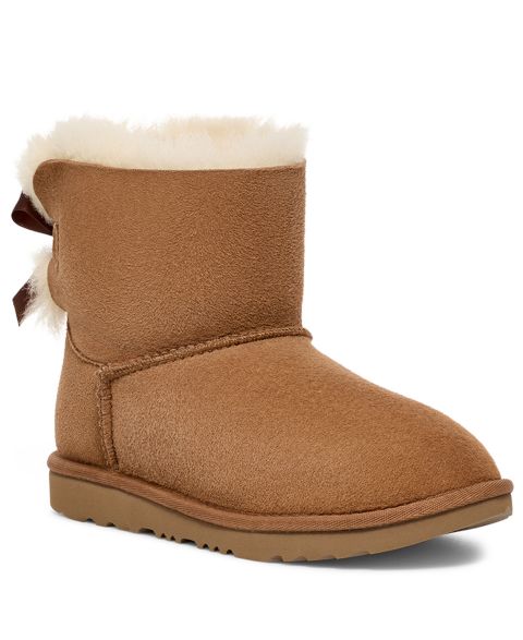 Детские ботинки UGG® Kids Mini Bailey Bow II, цвет: Каштановый