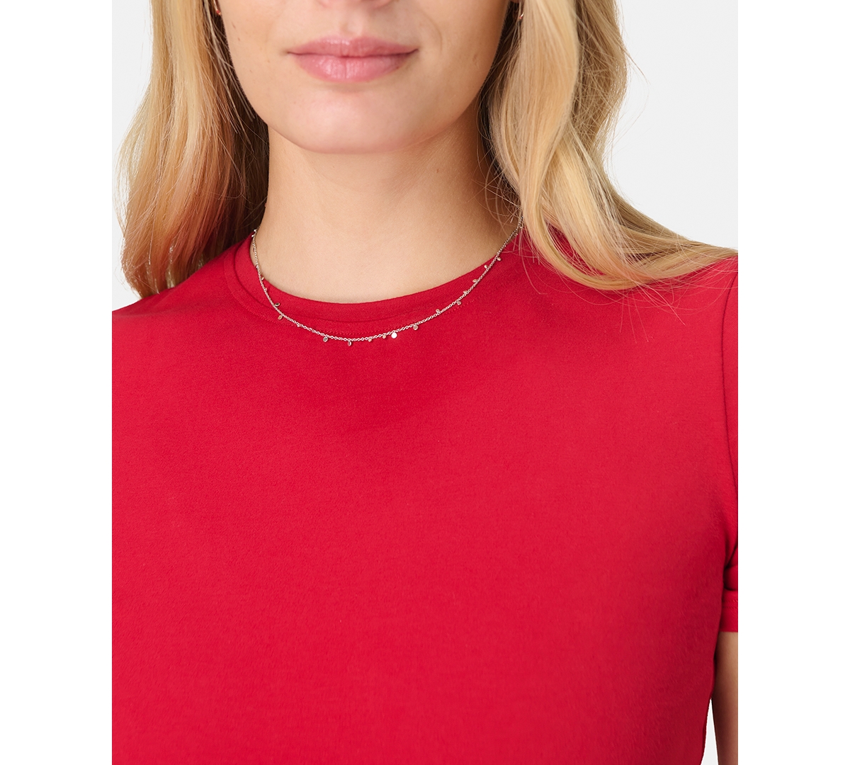 Sweaty Betty Essential Sculpt Crewneck T-shirt In Red