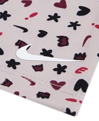 Girls' Toddler 2T-4T Essentials All-Over Print Femme Sweatshirt and Legging, 2-Piece Set