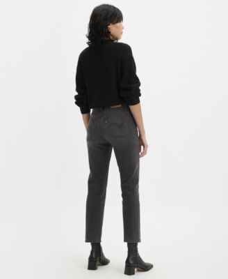 Women's Wedgie Straight-Leg High Rise Cropped Jeans