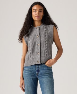 Levi's - Women's Cable Knit Sweater Vest Sweater