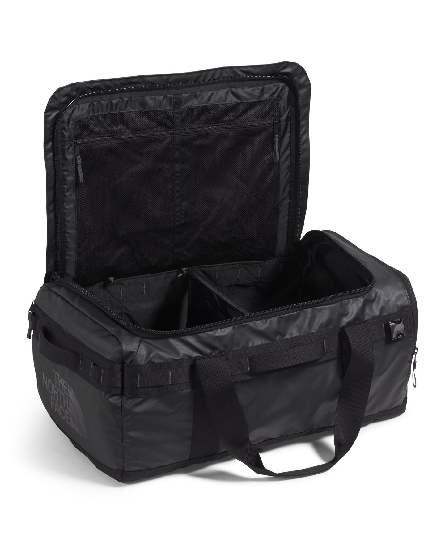 Мужская сумка The North Face Base Camp Voyager - 62L, цвет: Чёрный — фото 2