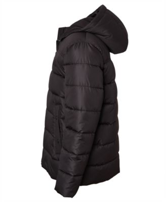 Toddler and Little Boys' Ripstop Mini Puffer Jacket with Beanie