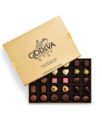 Godiva - Assorted Chocolate Gold Gift Box, 60 Pieces