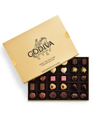 Godiva Assorted Chocolate Gold Gift Box, 60 Pieces - Macy's