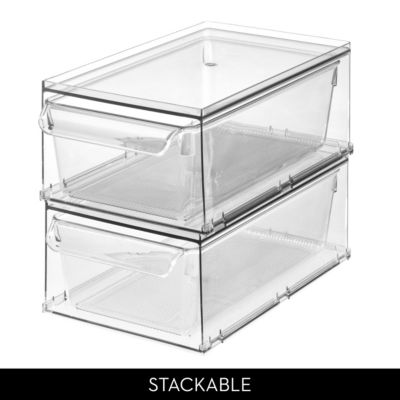 Stackable Storage Drawer for Fridge, Pantry, or Under Kitchen Sink - Clear