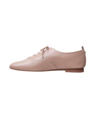 MIRNA Women's Nappa Leather Ballet Oxford Flats