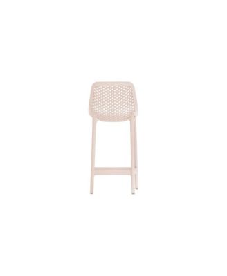 Mykonos Pink Outdoor Patio Stool, Set of 4