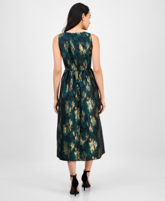 Women's Crisscross Sleeveless Midi Dress