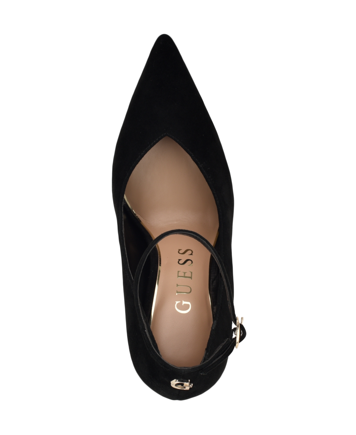 Guess Women's Napril Ankle Strap Stiletto Dress Pumps In Black