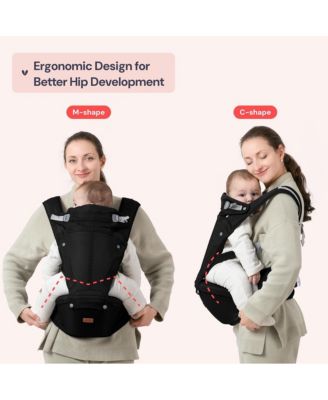 Toddler Carrier 6-in-1 Carrier with Hip Seat, Comfy & Adjustable