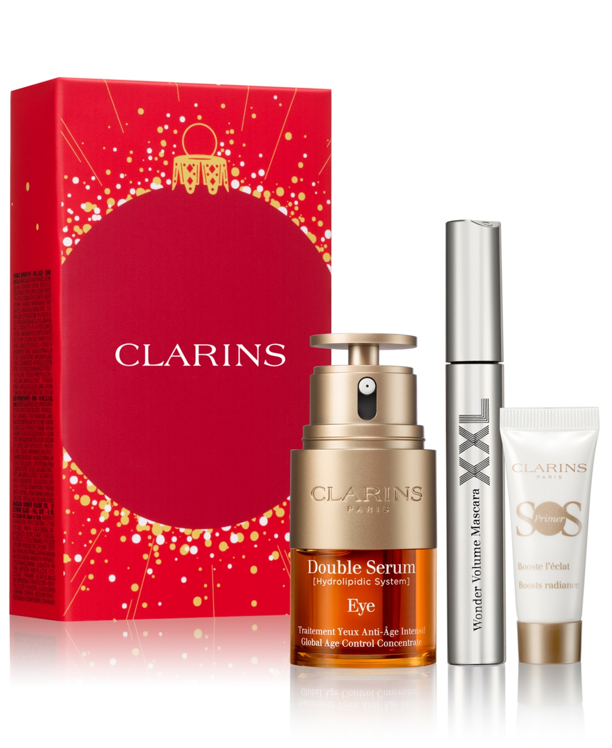 Clarins 3-pc. Double Serum Eye Firming & Hydrating Set In Transparent