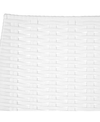 Kent 5-Piece Outdoor Dining Set with Plastic Square Table