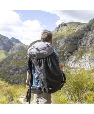 40L+5L Hiking Backpack – Waterproof, Lightweight Mountain Bag with Rain Cover & Shoe Compartment for Camping & Travel