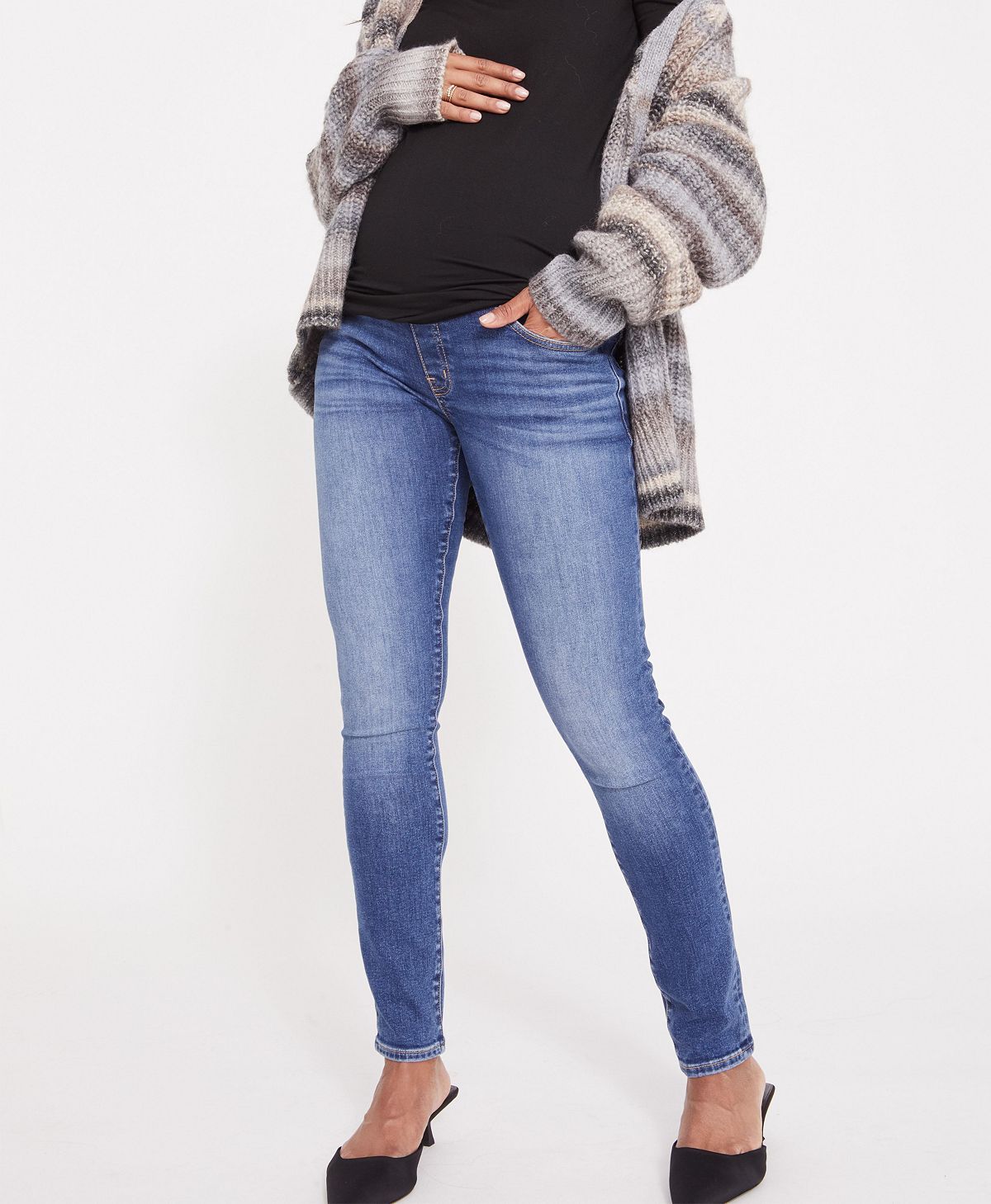 HATCH Collection Maternity Over the Bump Slim Jean view 1 — MAYCSS fashion products