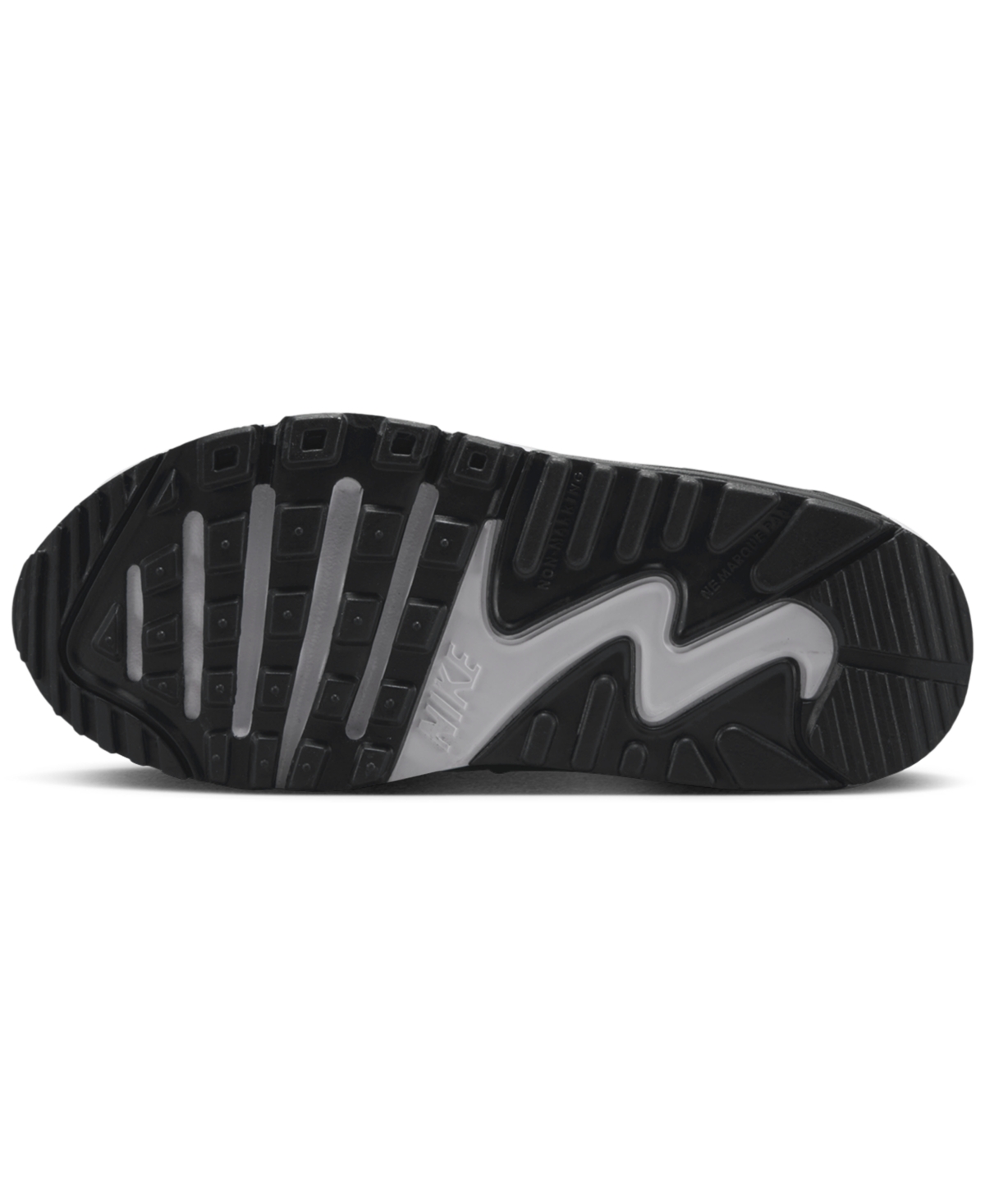 Nike Little Kids Air Max 90 Easy On Casual Sneakers From Finish Line In Black