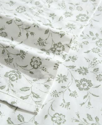 Loveston 200-Thread Count Cotton Percale 4-Pc. Sheet Set, Full