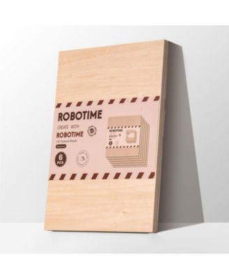 3D Puzzles Plywood Sheets for Laser Cutting, Engraving Wood Burning, Thin Unfinished Wood Boards for Craft, Multicolored, 11.81"16.54"0.79"