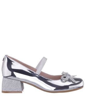 Big Girls Mary Jane Square Toe Dress Shoe