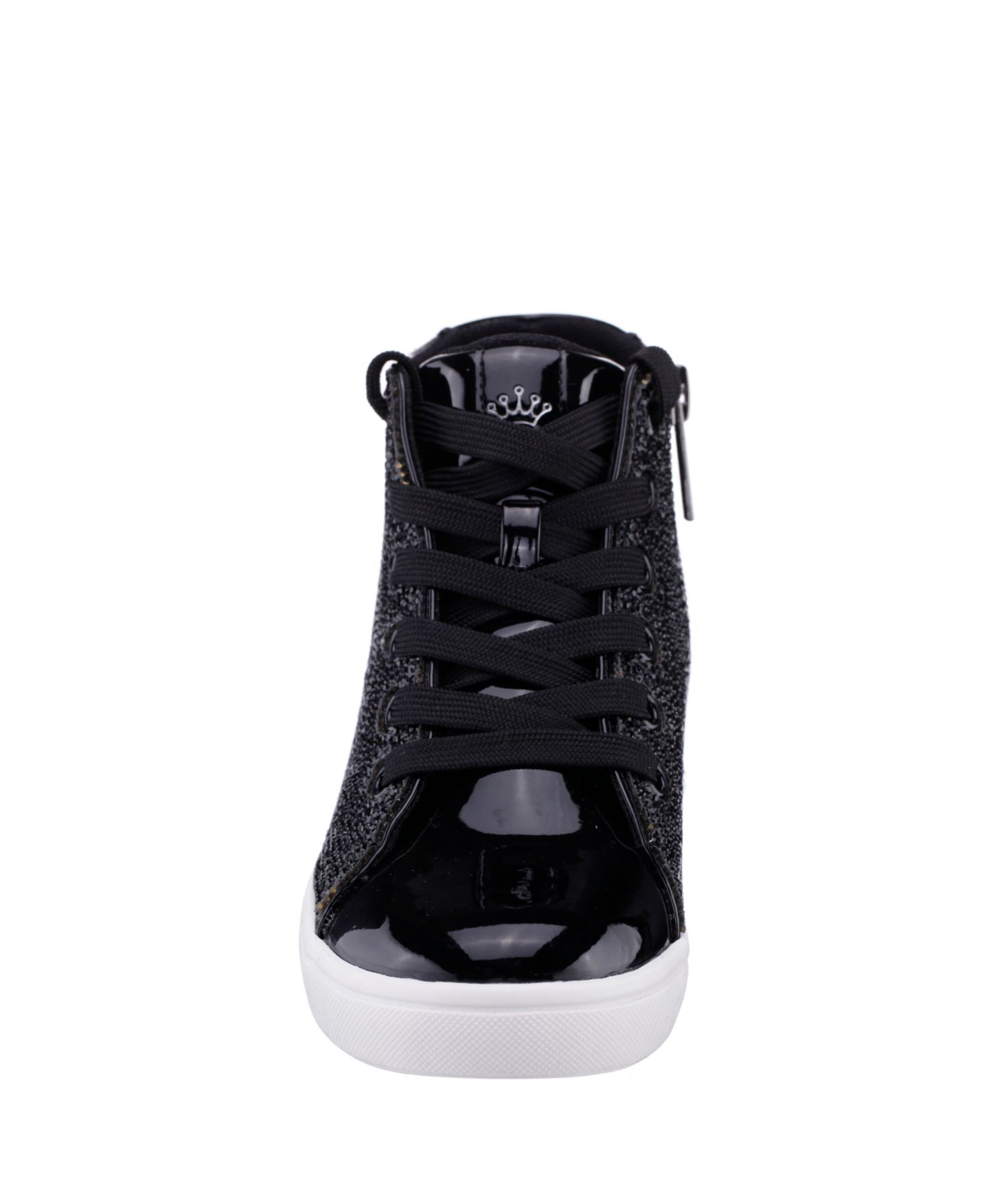 Кроссовки Nina Kula Crystal Accents Non-Slip High-Top Sneakers для девочек, цвет: Чёрный — фото 10
