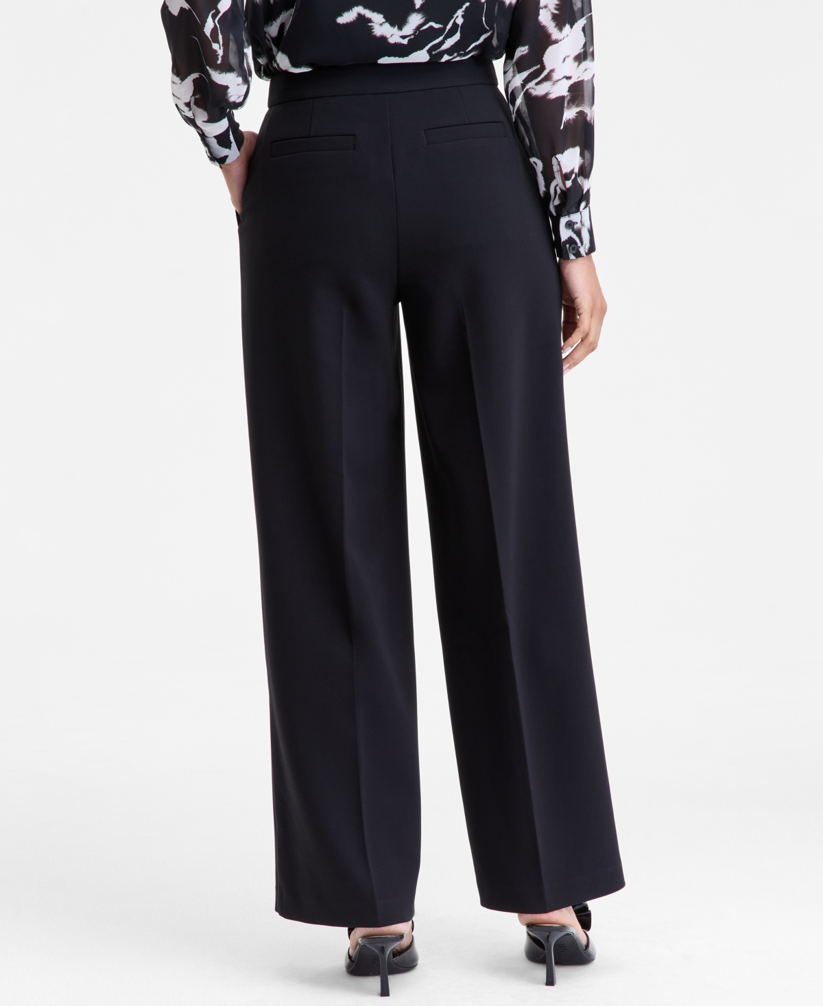 Inc International Concepts Women's High-rise Straight-leg Trousers, Macy's Exclusive In Multi