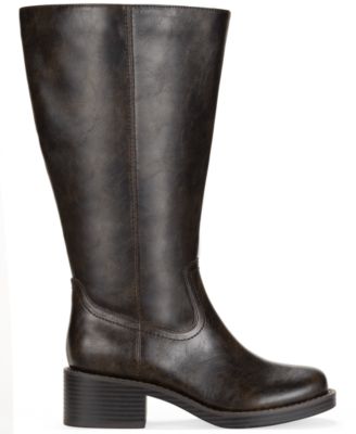 Women's Warblerr Wide Calf Square Toe Tall Boots