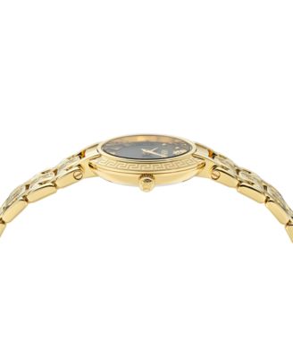 Women's Swiss Antlia Gold Ion Plated Bracelet Watch 34mm