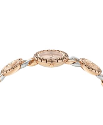 Women's Swiss La Greca Stud Icon Two-Tone Link Bracelet Watch 28mm