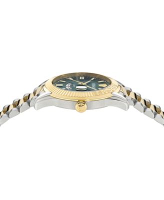Men's Swiss Apodis GMT Two-Tone Bracelet Watch 41mm