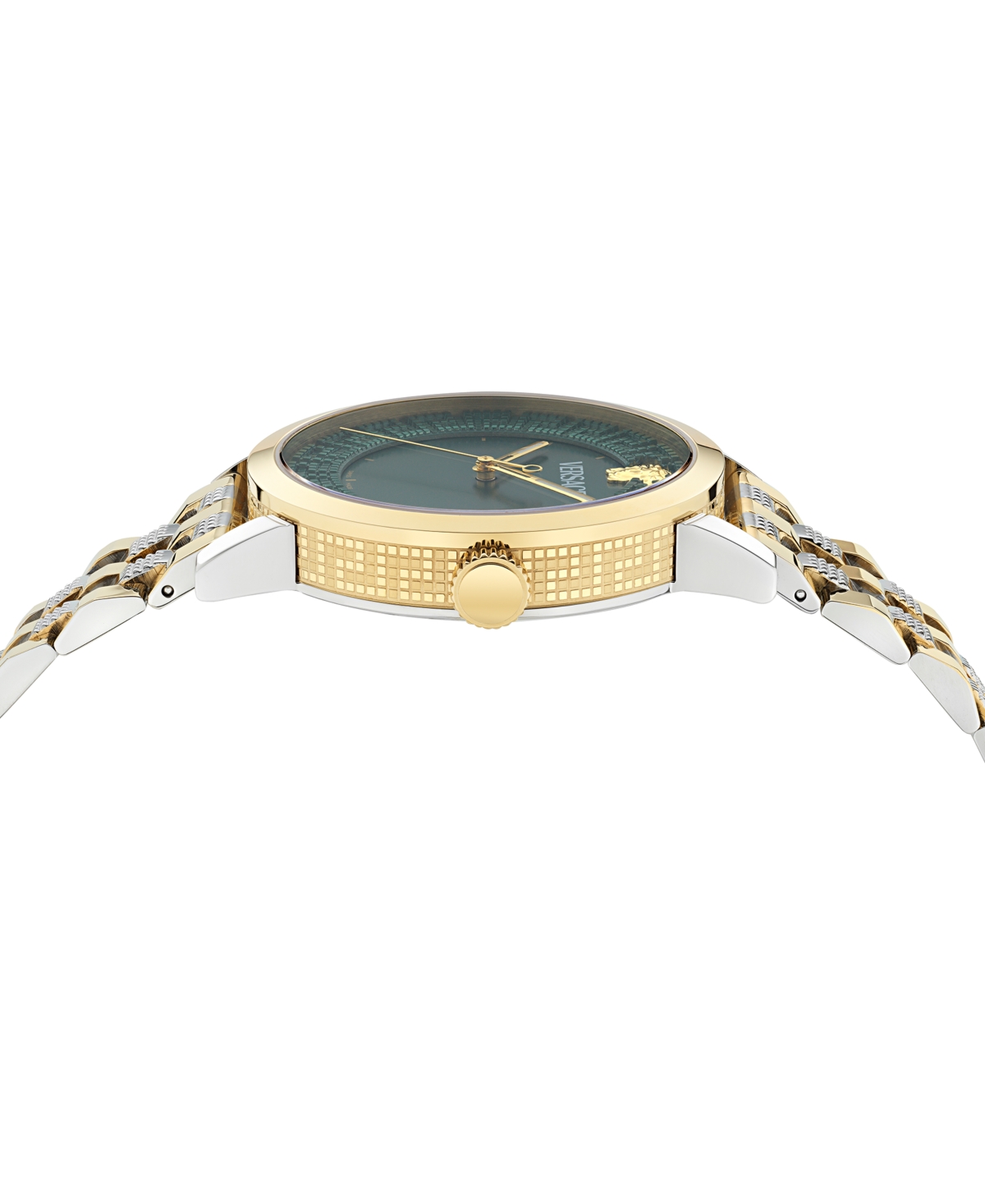 Versace Men's Swiss Albireo Two-tone Bracelet Watch 40mm In Multi