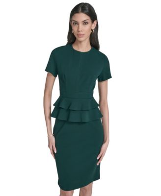 Petite Peplum Sheath Dress