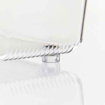 3-Section Plastic Drawer Organizer - Set of 6 - Clear