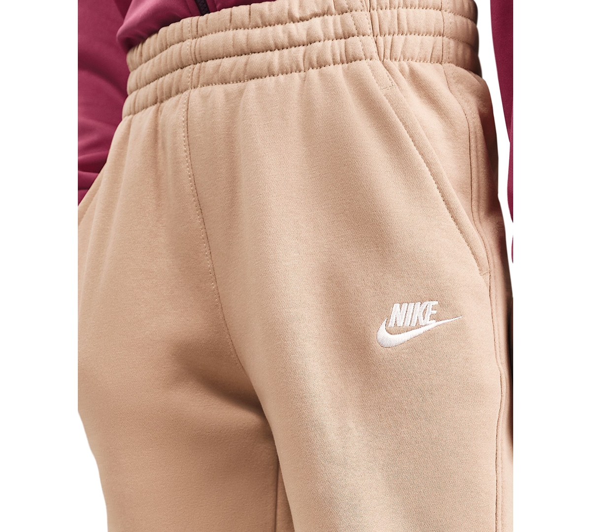Nike Big Kids Club Fleece Jogger Pants In Neutral