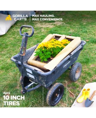 GCT-10NF 10 Inch No Flat Replacement Tire for Utility Cart, 4 Pack