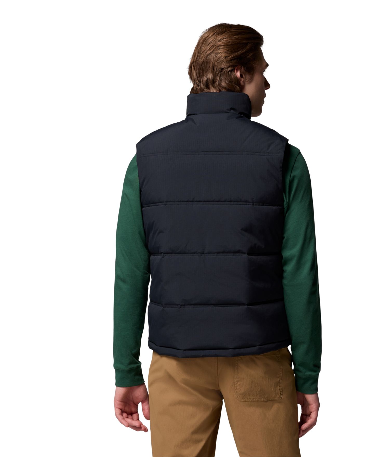 Мужской жилет Columbia Landroamer Puffer Vest, цвет: Чёрный — фото 2