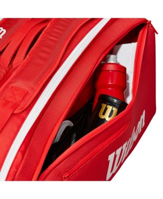 Super Tour Red 9-Pack Tennis Bag - Red