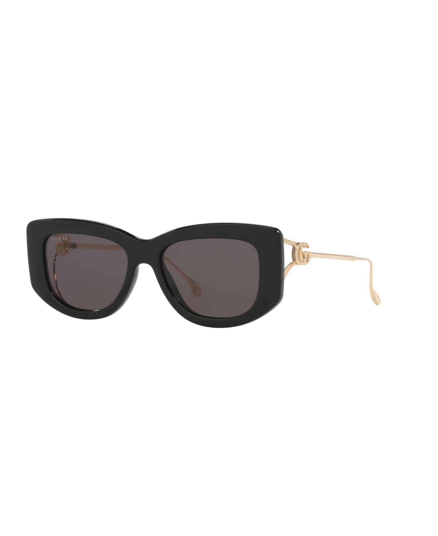 Женские солнцезащитные очки Gucci Rectangle Sunglasses, GG1566S GC002272, цвет: Чёрный — фото 1