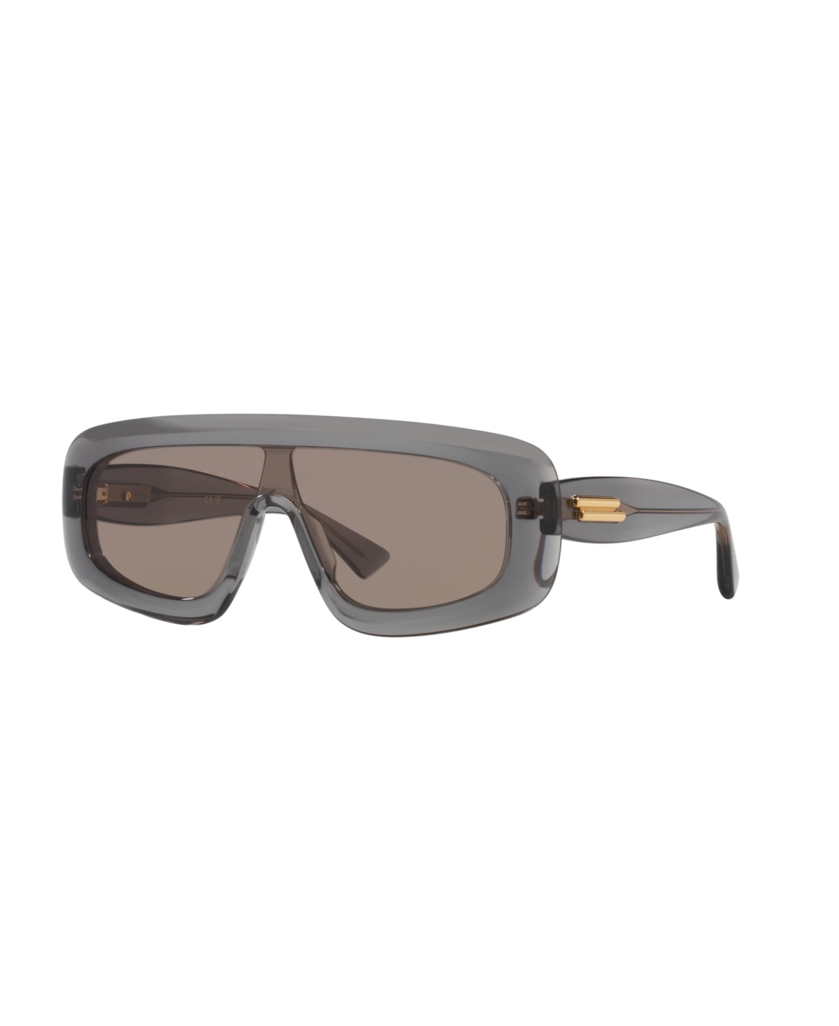 Bottega Veneta Unisex Geometric Sunglasses, Bv1281s 6j000441 In Gray