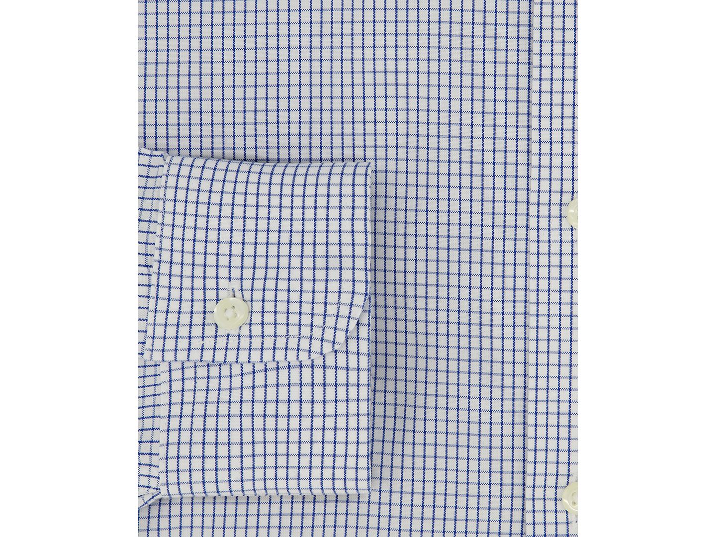 Мужские рубашки B By Brooks Brothers Regular Fit Non-Iron Polo Button-Down Collar Blue Check Pinpoint Dress Shirt, цвет: Синий — фото 5