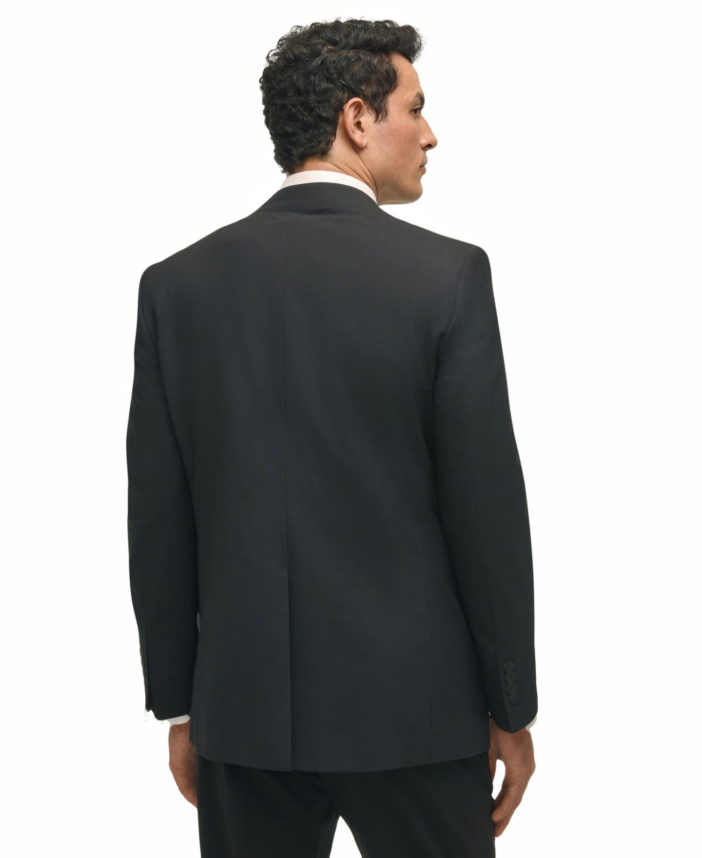 Мужские куртки B By Brooks Brothers Classic-Fit Stretch Wool Blend Suit Separates, цвет: Чёрный — фото 2