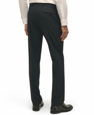 Men's Classic-Fit Stretch Wool Blend Suit Separates Pant 