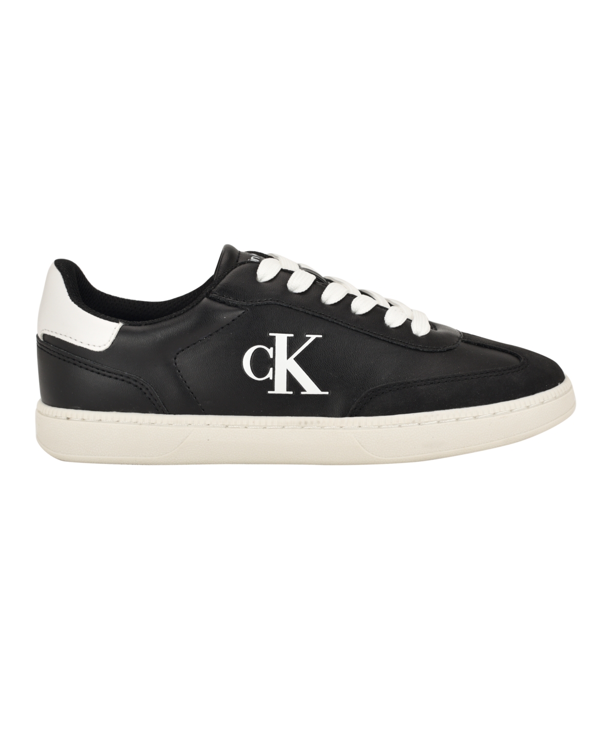 Calvin Klein Women's Narissa Logo Lace-up Sneakers In Black