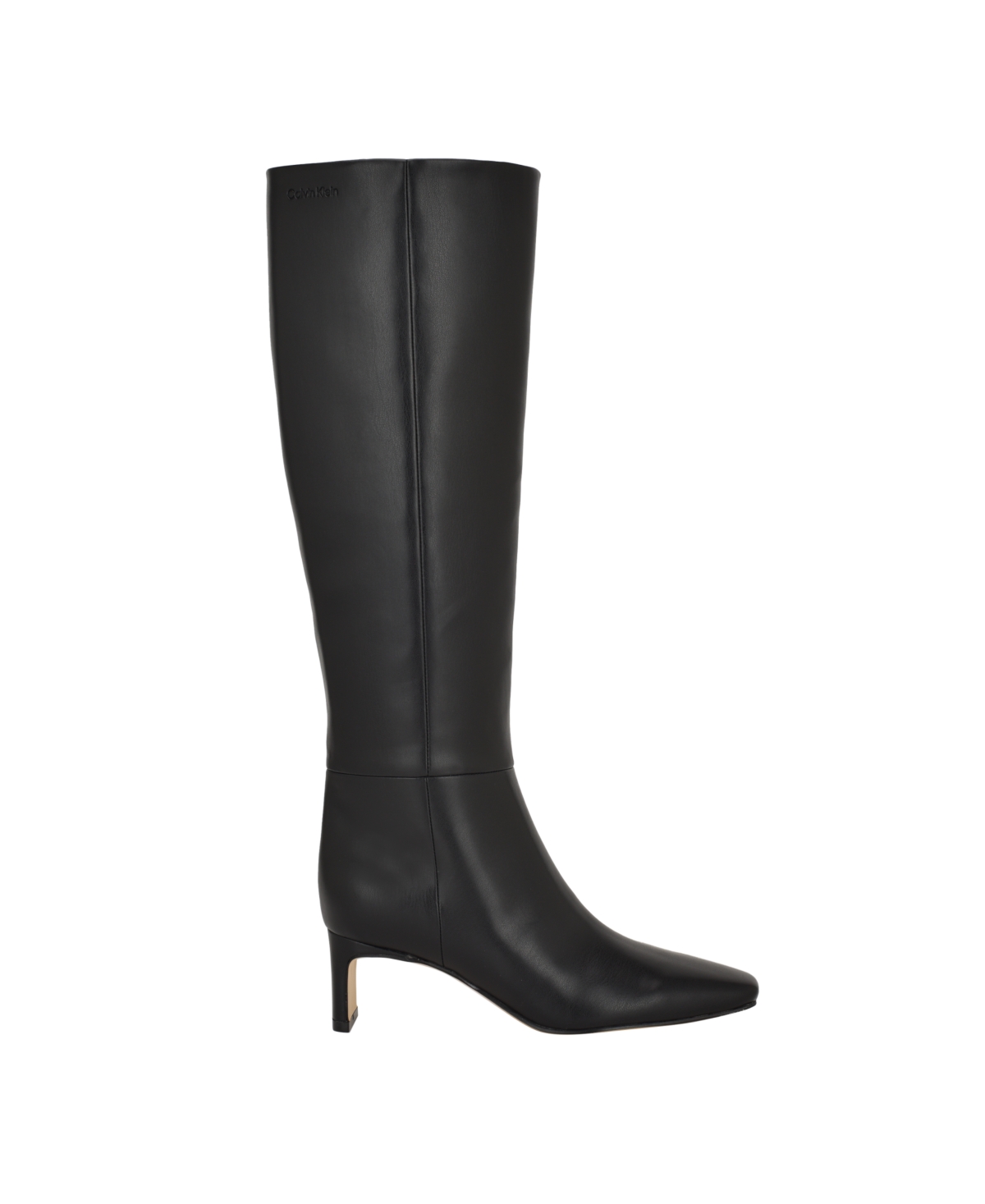 Calvin Klein Caterine Knee High Boot In Black