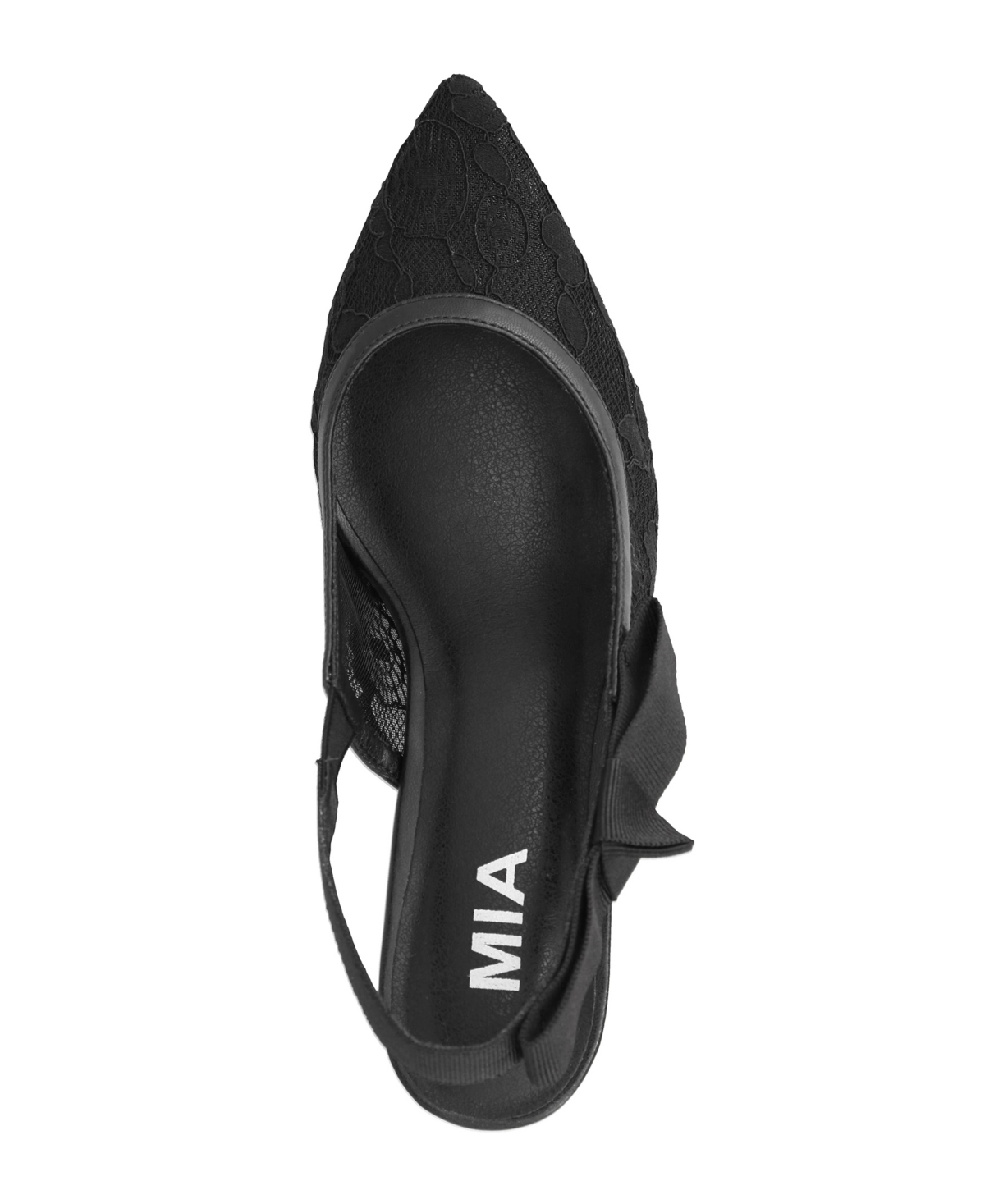 Mia Naida Slingback Pointed Toe Pump In Black