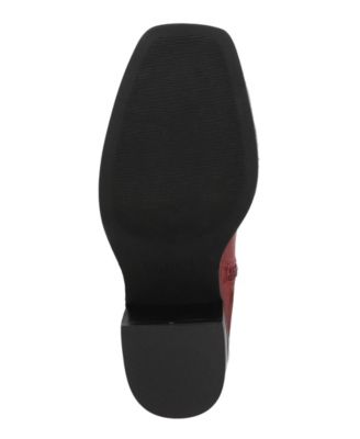 Women's Diego Tall Harness Strap Block Heel Western Boots