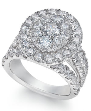 image of Diamond Ring (4 ct. t.w.) in 14k White Gold