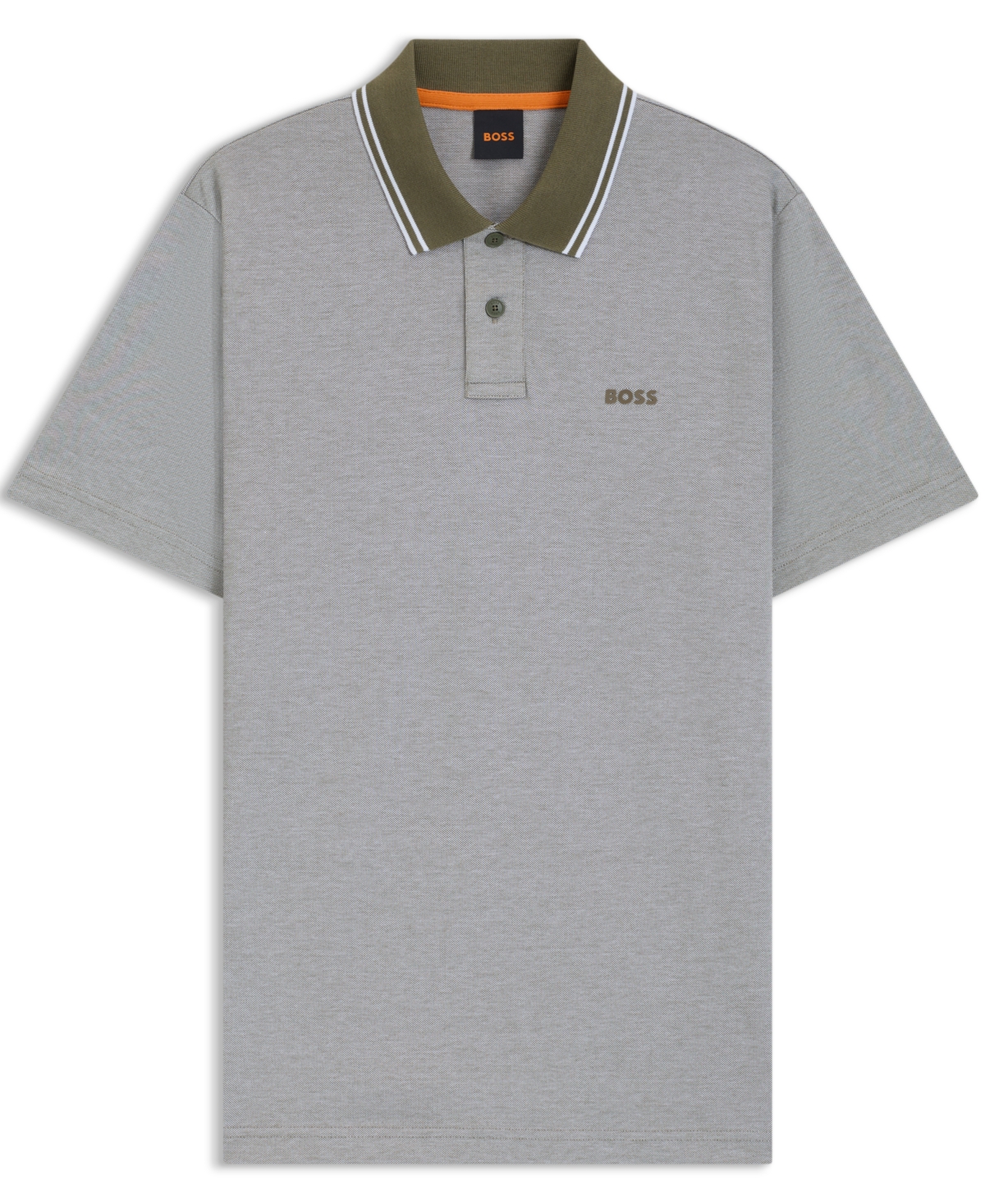 Boss by Hugo Boss Men's Oxford-Pique Cotton Relaxed-Fit Polo Shirt