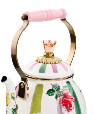 Garden Gala Enameled Steel 2-Quart Tea Kettle