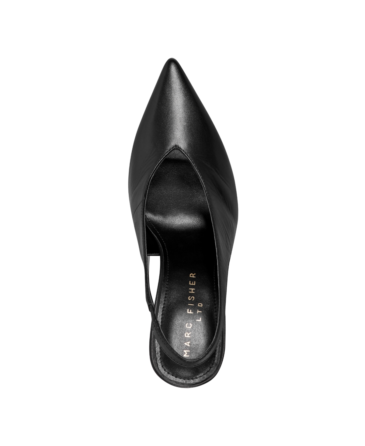 Marc Fisher Ltd Esther Leather Slingback Pumps In Black